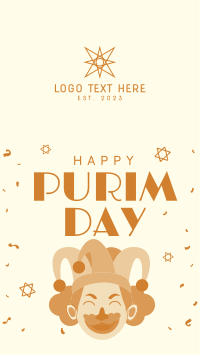 Purim Carnival Jester Instagram story Image Preview