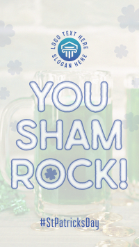 St. Patrick's Shamrock Instagram reel Image Preview