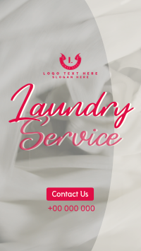 Dirt Free Laundry Service Instagram Story Design