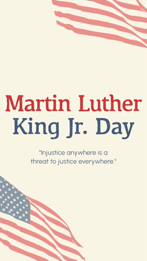 Martin Luther King Day Facebook story Image Preview