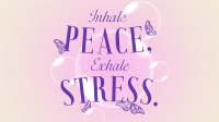 Relaxation Breathing  Quote Facebook event cover Image Preview