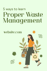 Proper Waste Management Pinterest Pin Image Preview