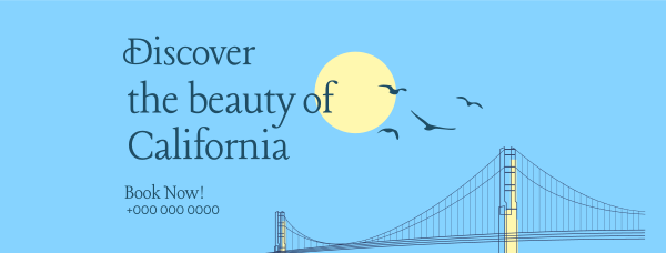 Golden Gate Bridge Facebook Cover Design Image Preview