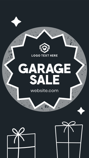 Garage Sale Ad Instagram story Image Preview