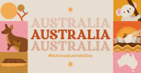 Modern Australia Day  Facebook Ad Design