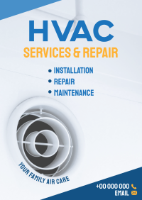 HVAC Services and Repair Poster Image Preview