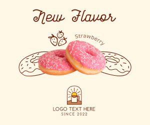 Strawberry Flavored Donut  Facebook post