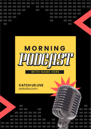 Morning Podcast Stream Poster Image Preview
