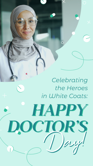 Celebrating Doctors Day Instagram story Image Preview