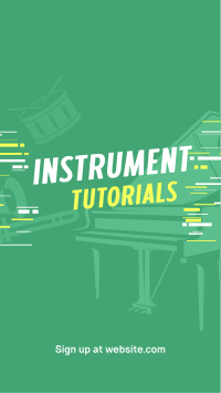 Music Instruments Tutorial Instagram Reel Image Preview