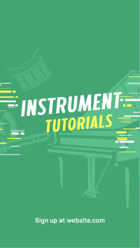 Music Instruments Tutorial Instagram reel Image Preview