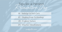 Tips for Relaxation Facebook Ad Design