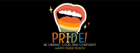 Say Pride Celebration Facebook Cover Design