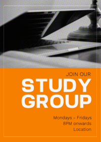 Chill Study Group Flyer Design