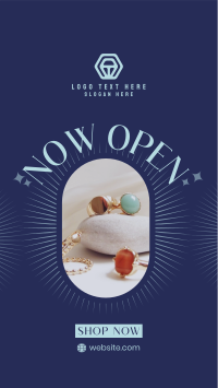 Open Jewelry Store Instagram Story Design