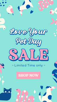 Love Your Pet Day Sale Instagram Story Design
