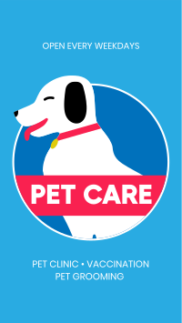 Pet Care Services Facebook Story Design
