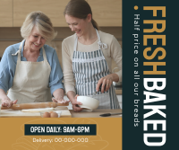 Bakery Bread Promo Facebook Post Design
