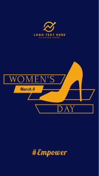 Women's Day Stiletto Facebook Story Design