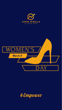 Women's Day Stiletto Facebook Story Image Preview