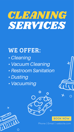 Professional Cleaning Service Facebook story Image Preview
