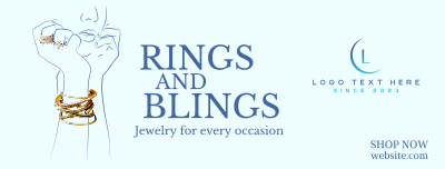 Rings and Blings Facebook cover Image Preview