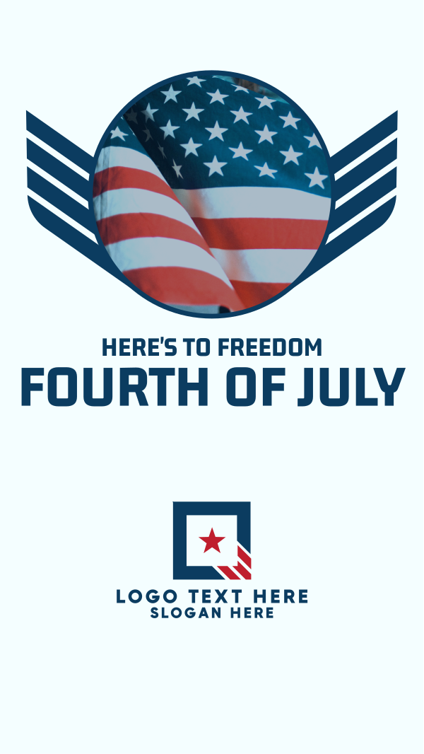 Fourth of July Instagram Story Design Image Preview