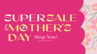 Mother's Day Sale Promo Facebook Event Cover Design