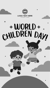 Children Day Cartoon Facebook story | BrandCrowd Facebook story Maker