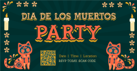 Muerto Cat Party Facebook ad Image Preview