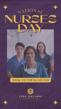 Retro Nurses Day Video Image Preview