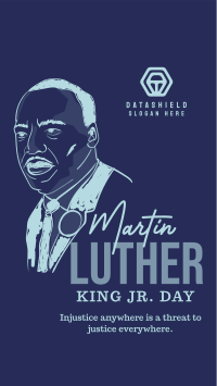 Martin Luther King Day Facebook Story Design