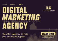 Digital Marketing Agency Postcard Image Preview