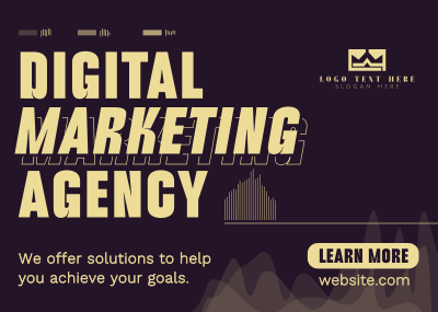 Digital Marketing Agency Postcard Image Preview