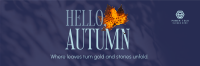 Cozy Autumn Greeting Twitter header (cover) Image Preview
