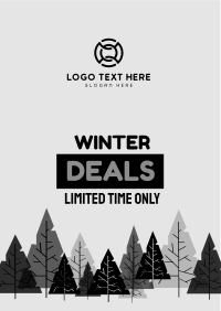 Winter Deals Flyer Design