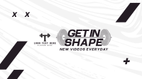 Power Gym Membership YouTube Banner Design