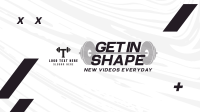 Power Gym Membership YouTube Banner Preview