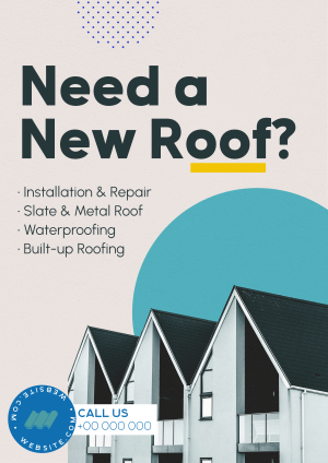 Building Roof Services Flyer Image Preview