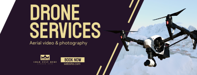 Professional Drone Service Facebook cover Image Preview