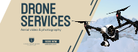 Professional Drone Service Facebook Cover Design