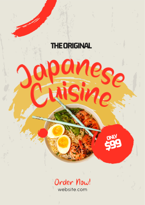 Original Japanese Cuisine Flyer Image Preview