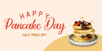 Pancake Promo Twitter Post Design