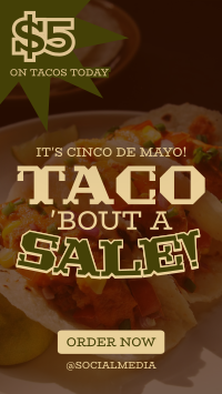 Cinco De Mayo Taco Facebook story Image Preview