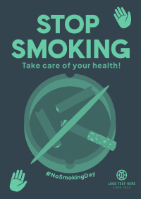 Smoking Habit Prevention Poster Image Preview