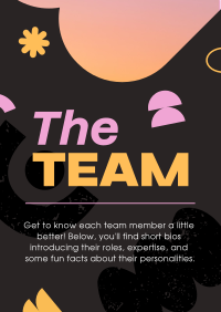 Get to Know the Team Flyer Image Preview