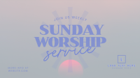 Sunday Worship Facebook event cover Image Preview