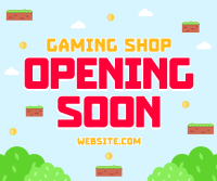 Game Shop Opening Facebook Post Design