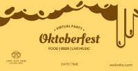 Virtual Oktoberfest Facebook Ad Image Preview