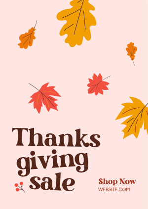 Thanksgiving Promo Poster Image Preview